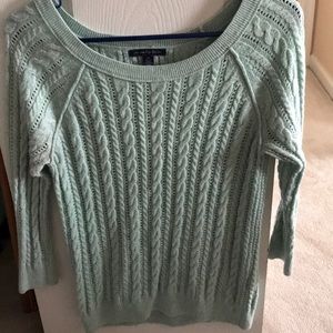 3/4 length sleeve knit sweater